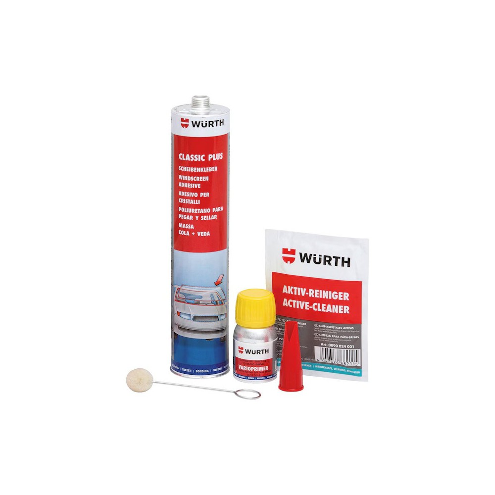 WÜRTH CAM YAPIŞTIRMA MACUNU SETİ CLASSIC PLUS