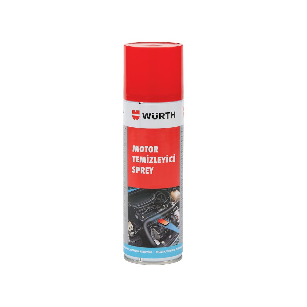 WÜRTH MOTOR TEMİZLEYİCİ SPREY HIZLI Würth  24 Adet  