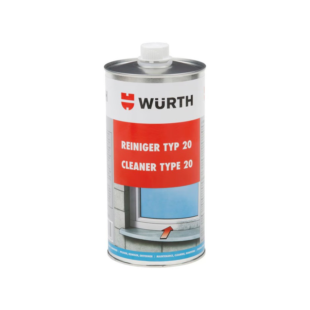 WÜRTH PVC TEMİZLEYİCİ TİP20 1000ML