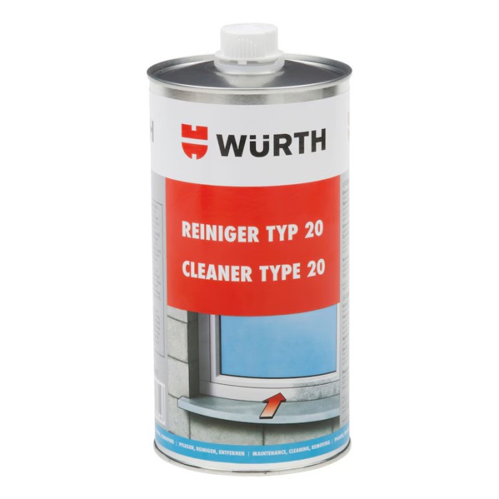 WÜRTH PVC TEMİZLEYİCİ TİP20 1000ML