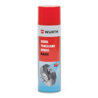 WÜRTH GENEL TEMİZLEME SPREYİ BASIC 500ML   12 ADET  