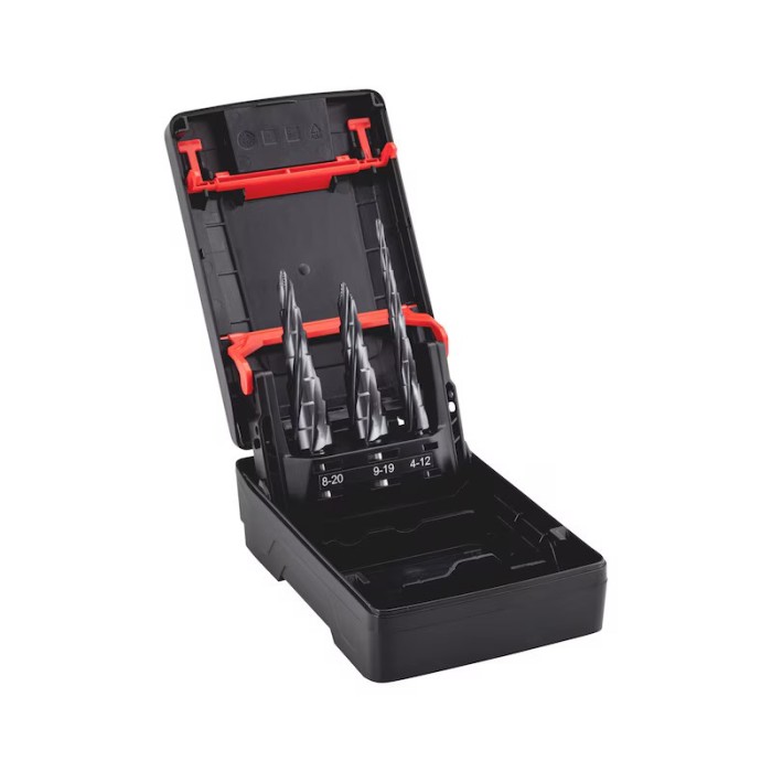 Würth Kademeli delik genişletici ürün serisi HSS SMART STEP Deepcut 3 parça