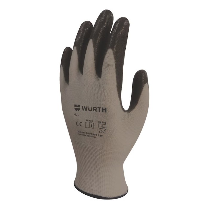 WÜRTH İŞ GÜVENLİĞİ ELDİVENİ MEKANİKÇİ SİYAH 10    12 ADET 