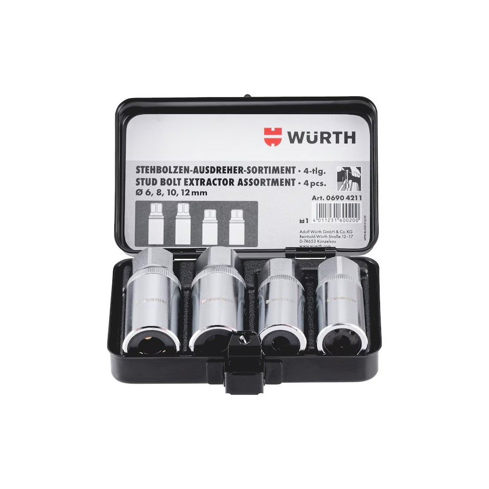 Würth SAPLAMA SÖKME VE TAKMA LKMA SETD6-12MM