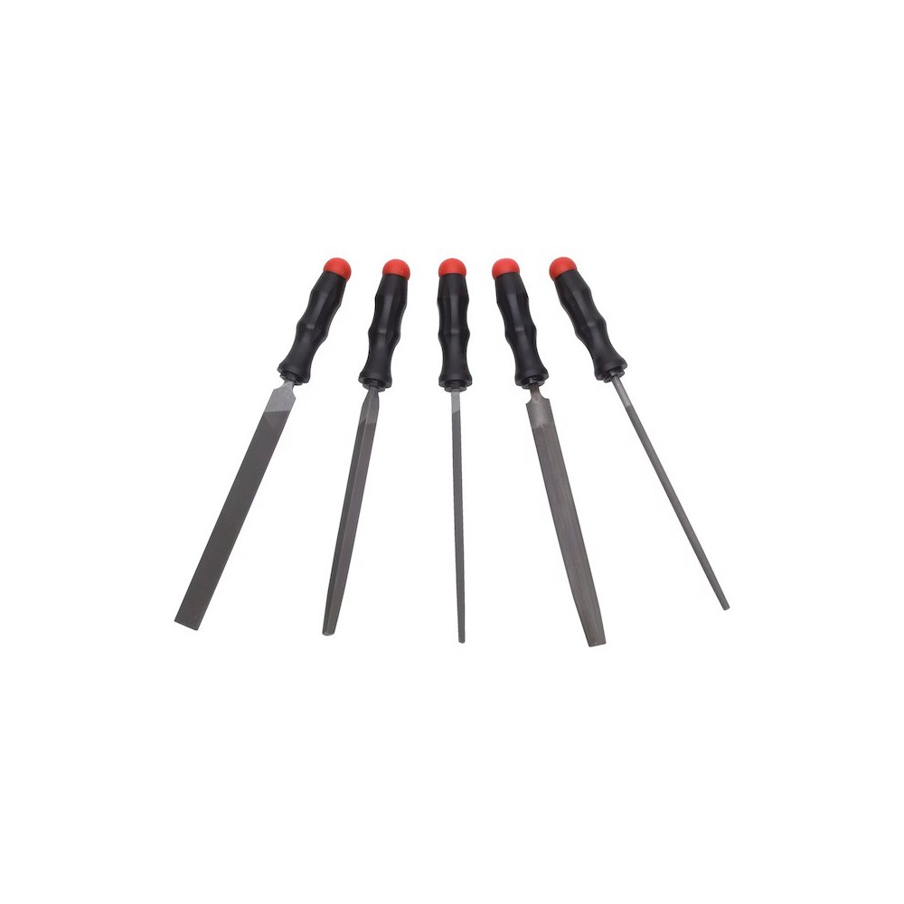 EĞE SETİ-PLASTİK SAPLI-200MM-5PARÇA ZEBRA