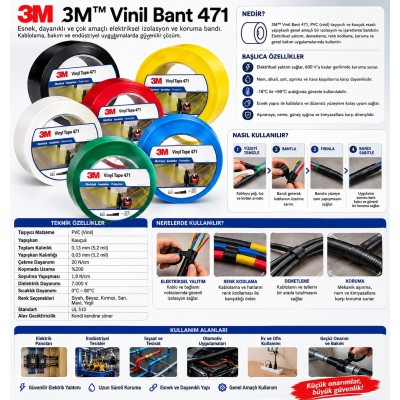 3M Vinil Bant 471