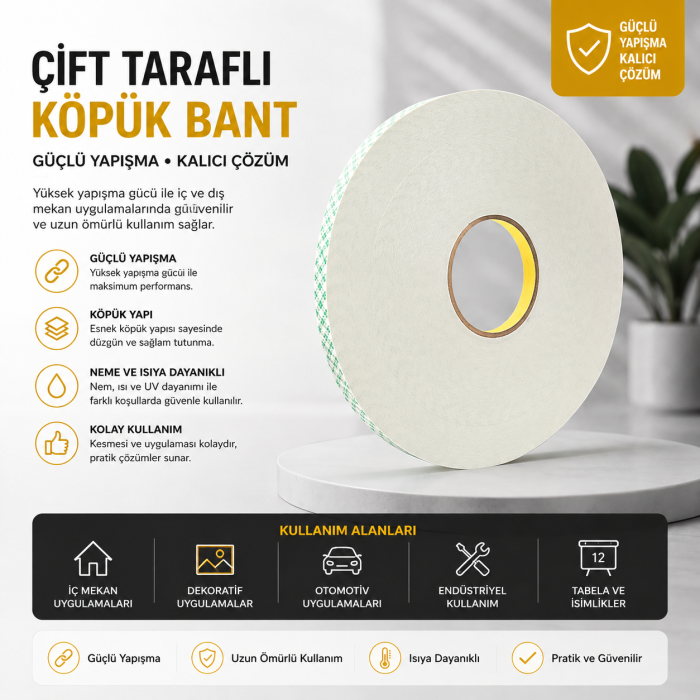 3M  Çift Taraflı Üretan Köpük Bant 4026