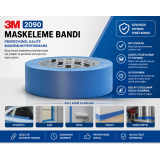 3M™ Profesyonel Maskeleme Bandı 2090, Genel Kullanım Amaçlı, 24 mm x 50 m