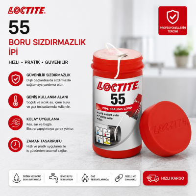 Loctite 55 48*160 m Sızdırmazlık İpi