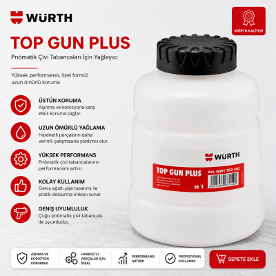 Würth TOPGUN PLUS KAPAKLI KAP YEDEK PARÇA