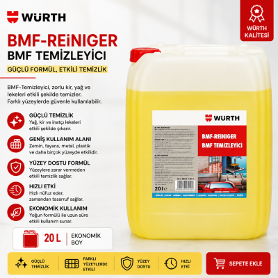 WÜRTH BMF ÇOK AMAÇLI GENEL TEMİZLEYİCİ 20LT