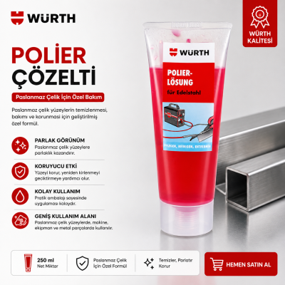 WÜRTH POLİSAJ SOLÜSYONU 100ML