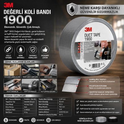 3M 1900 Tamir Bandı 50Mmx50Mt