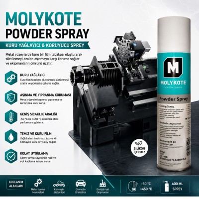Molykote Powder Sprey 400 Ml