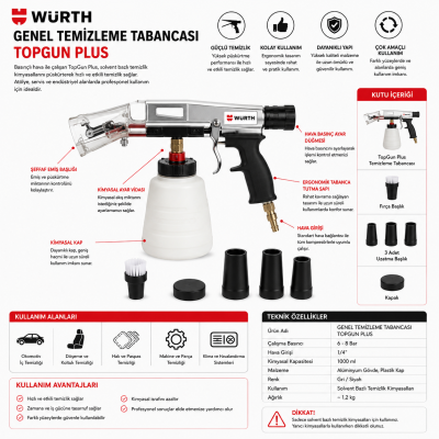 Würth GENEL TEMİZLEME TABANCASI-TOPGUN PLUS