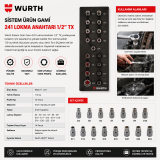 Sistem ürün gamı 241 lokma anahtarı 12 inç TX