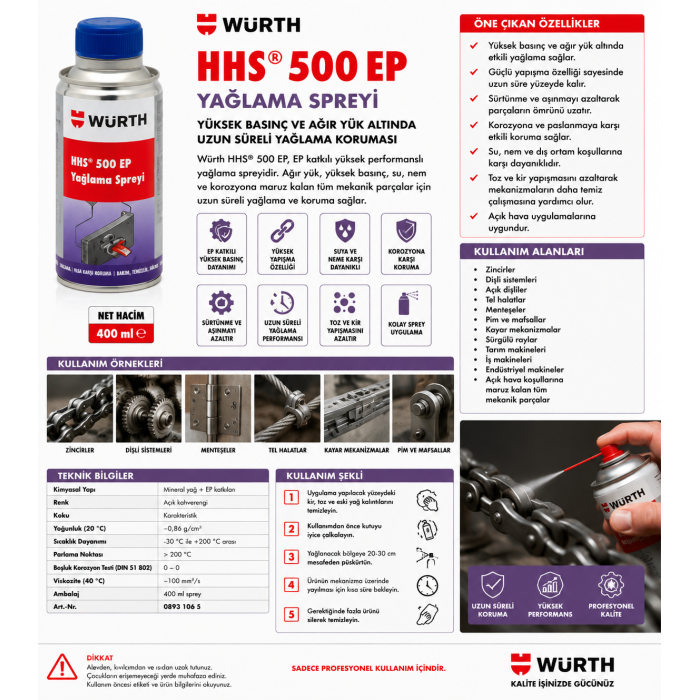 Würth RADYATÖR SIZINTI ÖNLEYİCİ HP 150ML  12 Adet