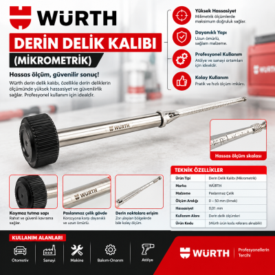 Würth Dişli mandren