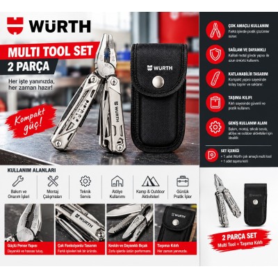 Würt MULTİ TOOL SET-2 PARÇA