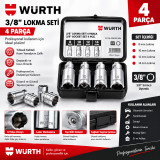 Würth SAPLAMA SÖKME VE TAKMA LKMA SETD6-12MM