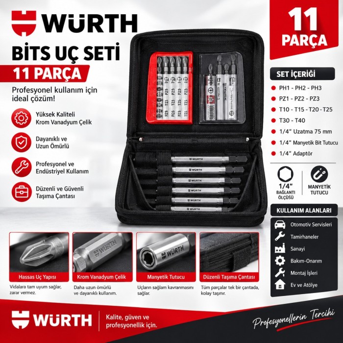 Würth Cıvata çektirme ürün gamı