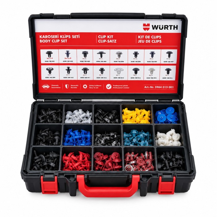 Würth İzoleli kablo uçları ürün seti