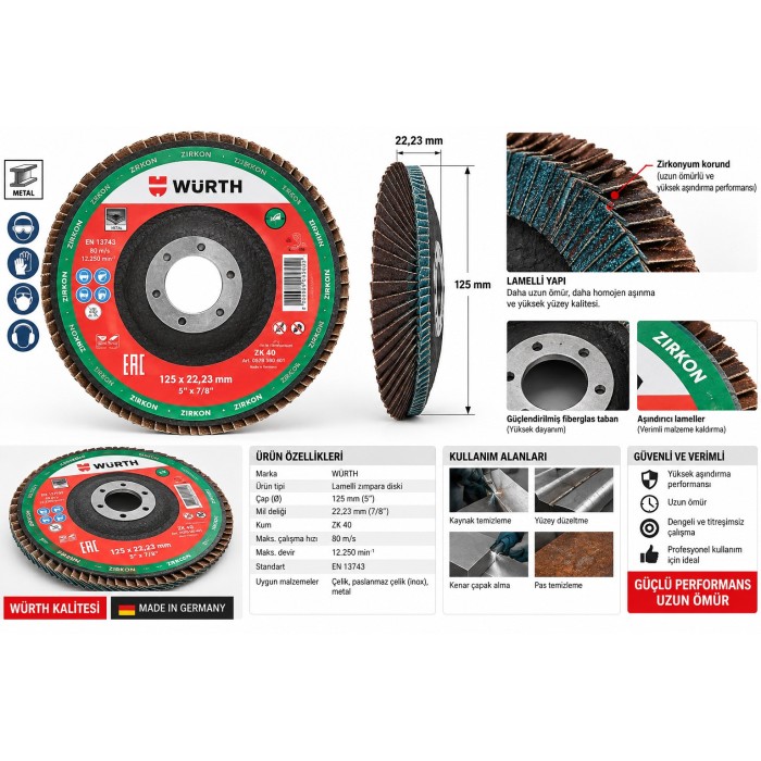 Würth DİZEL KATKI PLUS 150ML
