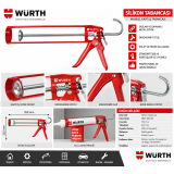 Würth EL ÇALIŞMALI KARTUS TABANCASI ÜNİV310ML