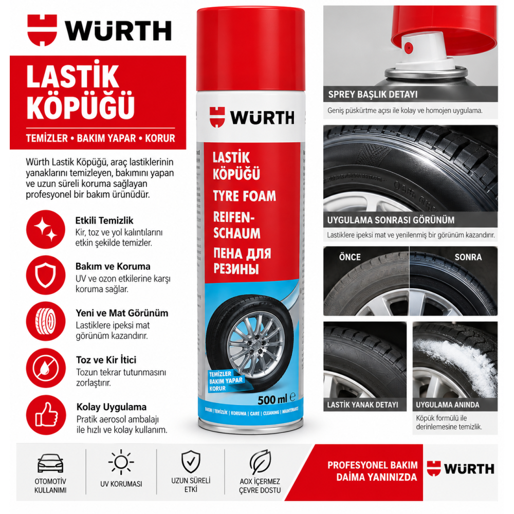 WÜRTH JANT TEMİZLEYİCİ PREMIUM 400ML   6 Adet