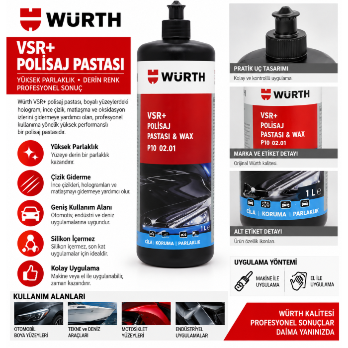 WÜRTH MUMLU CİLA AP30 1L