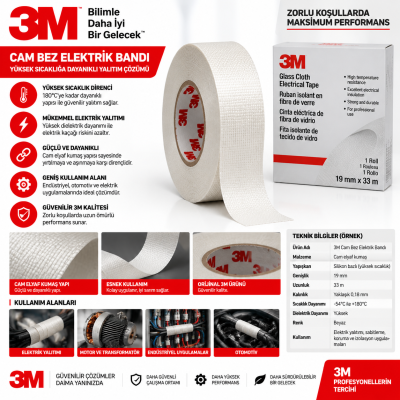 3M Cam Bez Elektrik Bandı 79