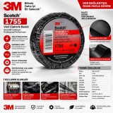 3M Temflex Pamuk İzolebandı 1755 34 in x 60 ft Siyah her kutuda 20 rulo