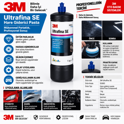 3M Perfect-It Ultrafina SE Hare Giderici Cila 1 L 50383