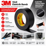 3M Üniversal Kaymaz Bant Siyah 50 mm x 20 m 1kutu