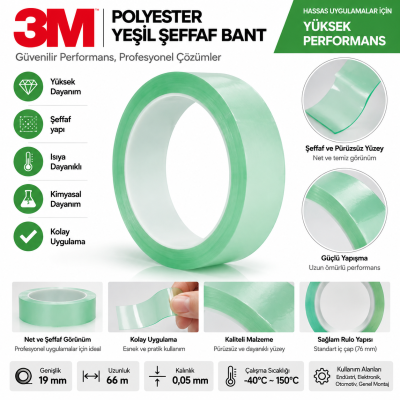 3M Polyester Bant 876