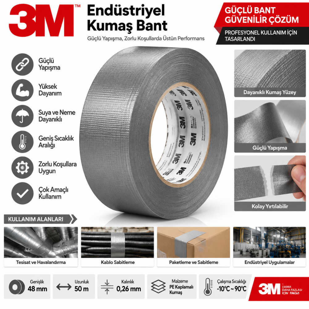 3M Vinil Koli Bandı 3903i