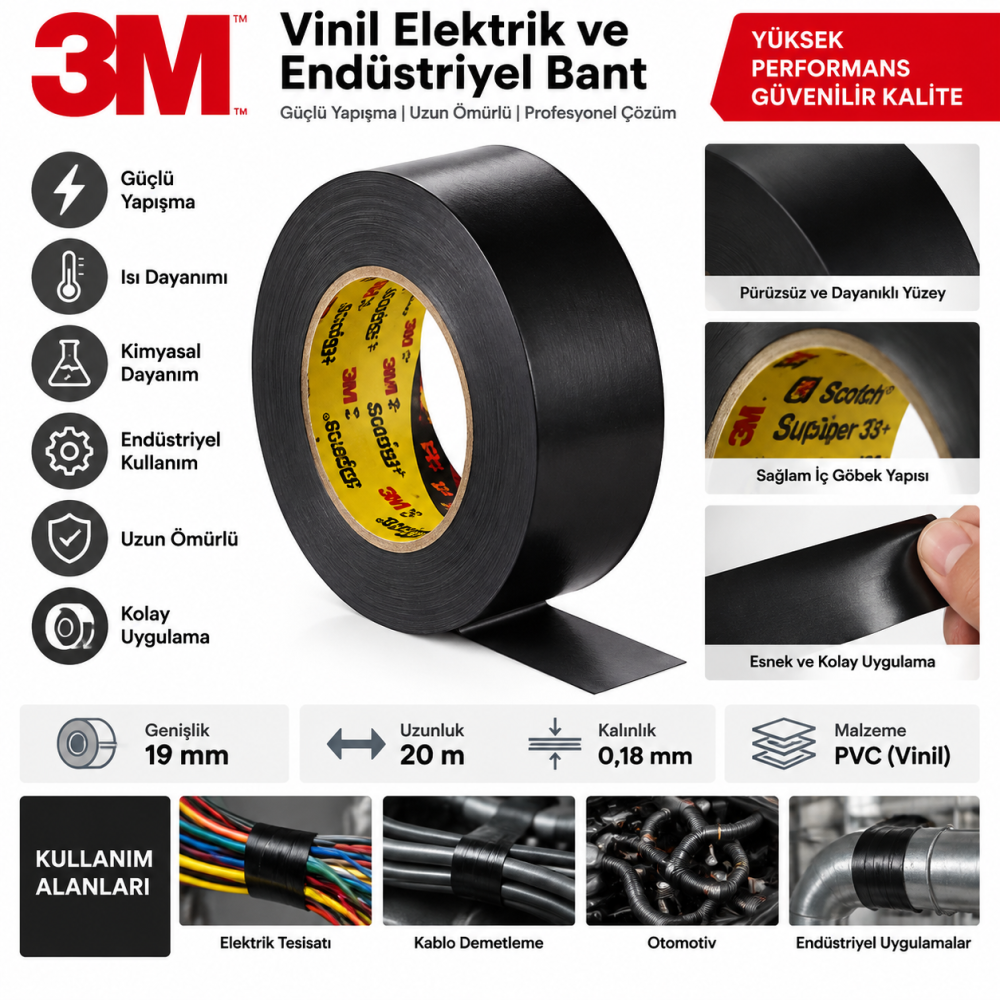 3M Ağır Hizmet Koli Bandı 2904