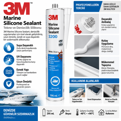 3M Deniz Yapışkan Dolgu Macunu
