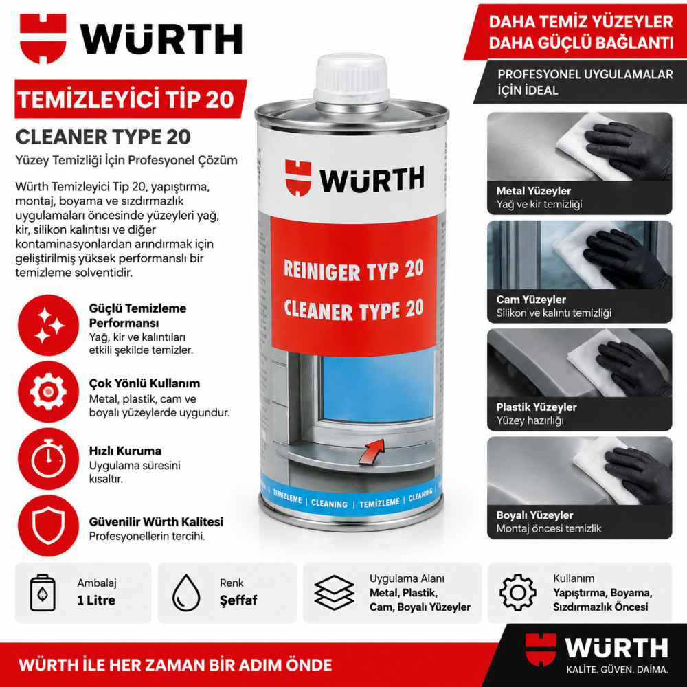 Würth Louis Cardy Power Protector Deri Su İtici Sprey 250 ml Naturel
