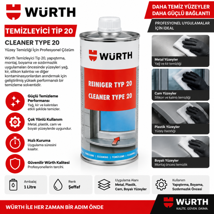 Würth Louis Cardy Power Protector Deri Su İtici Sprey 250 ml Naturel