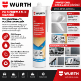 Würth Montaj yapıştırıcısı PUR Rapid   12 ADET