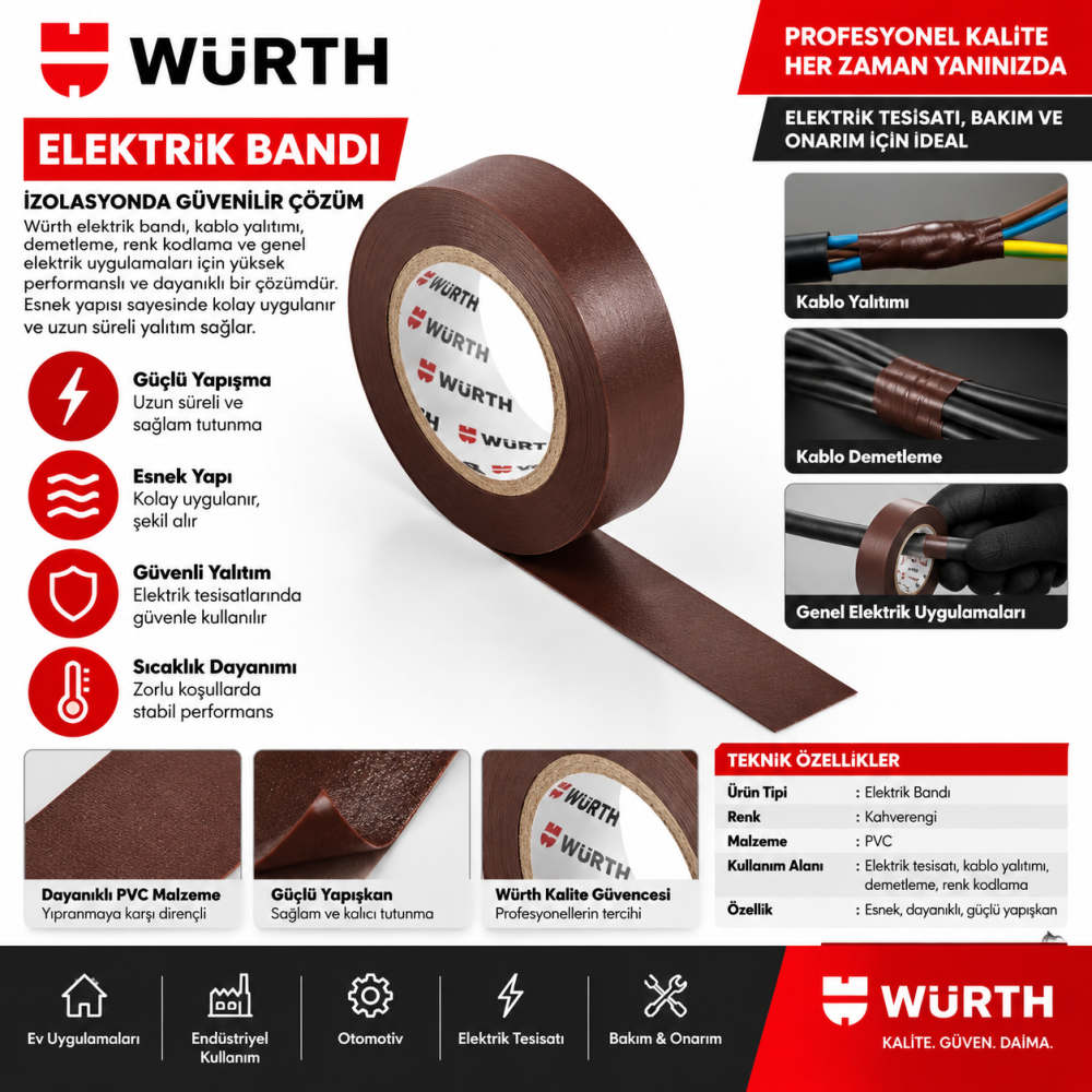 Würth Bentonit su çubuğu würth