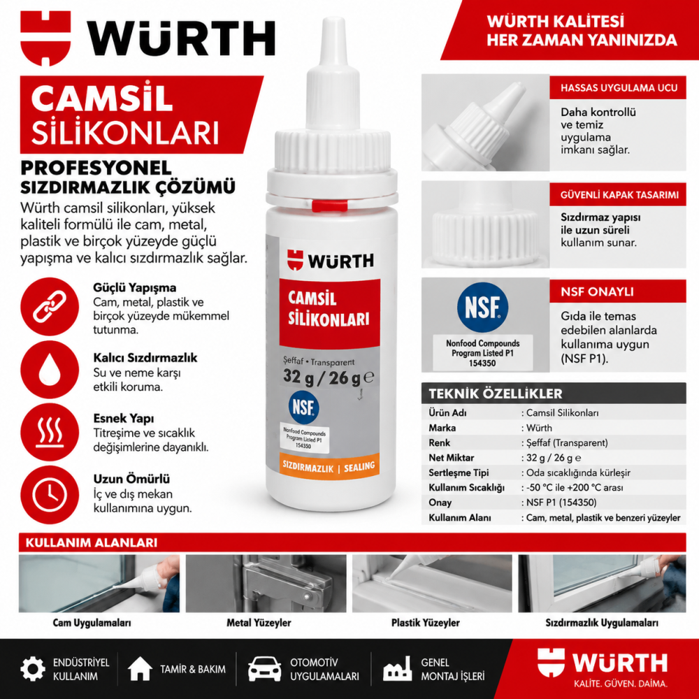 Würth Yüksek dereceli rulman sabitleyici WÜRTH