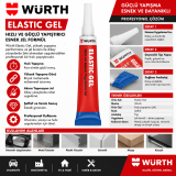 Würth Süper yapıştırıcı Klebfix GEL
