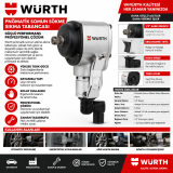 Würth DSS 12 inç F pnömatik darbeli anahtar
