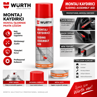 Würth Sızdırmazlık düzeltme maddesi