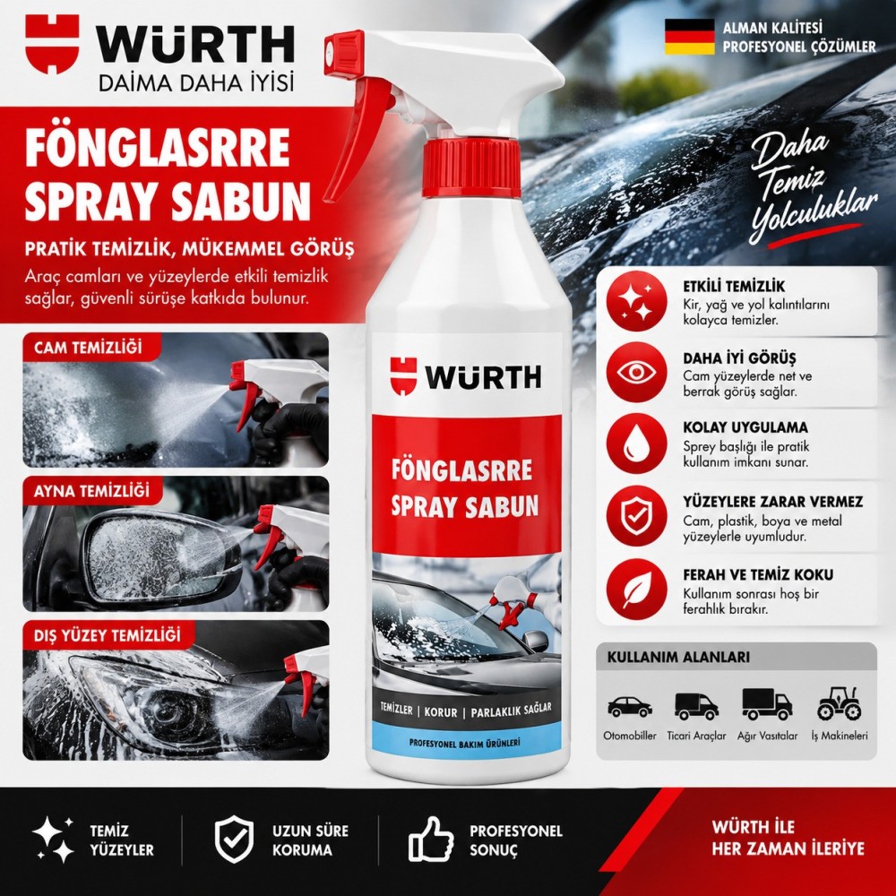 Würth BOYA PARLATICI SPREY 500ML