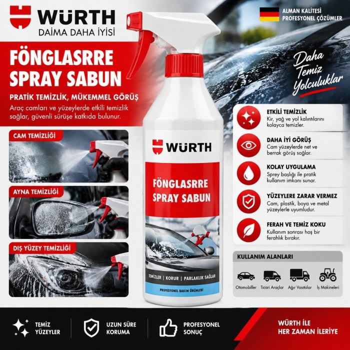 Würth BOYA PARLATICI SPREY 500ML