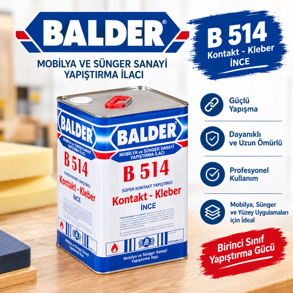 Balder B-514 Baly Süper Kontakt Yapıştırıcı 16 LT
