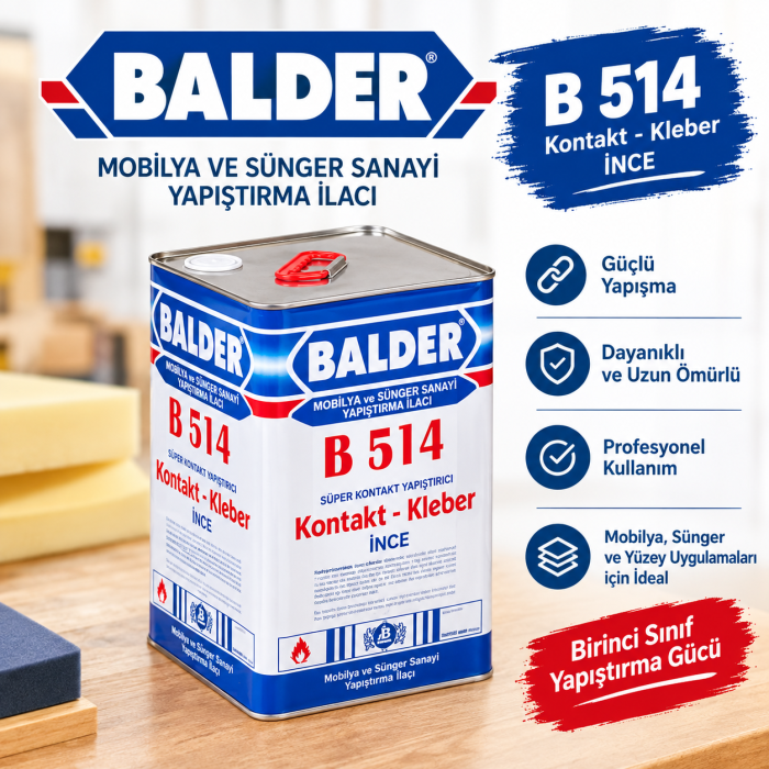 Balder B-514 Baly Süper Kontakt Yapıştırıcı 16 LT